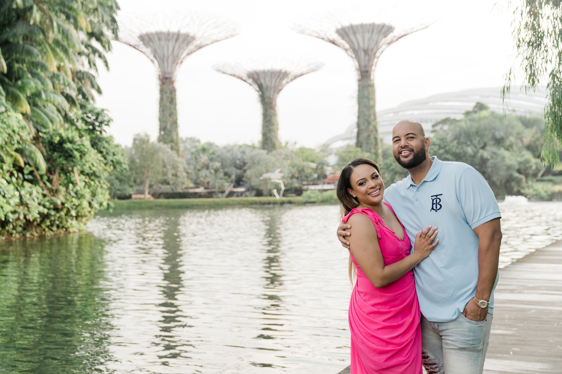 Couple à Gardens by the Bay, à Singapour
