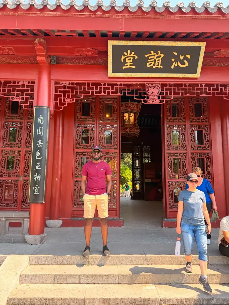 Visite d’un quartier chinois pendant le voyage aux États-Unis