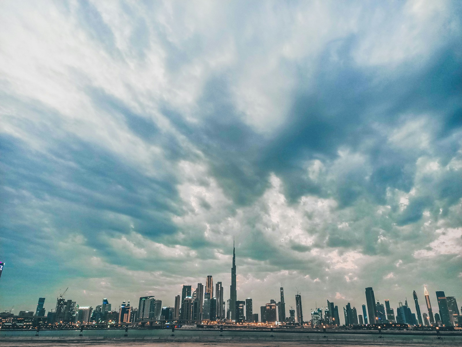 Vue de Dubaï aux Émirats arabes unis